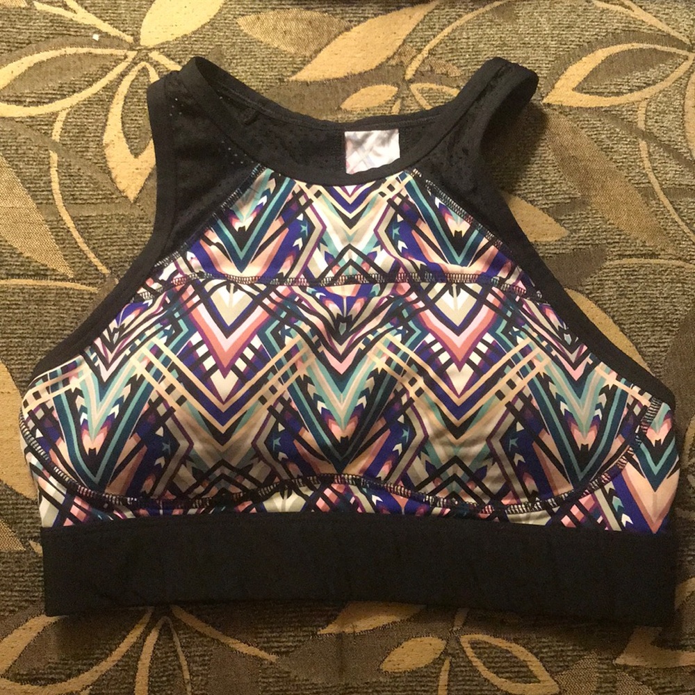 VS PINK ultimate high neck sports bra